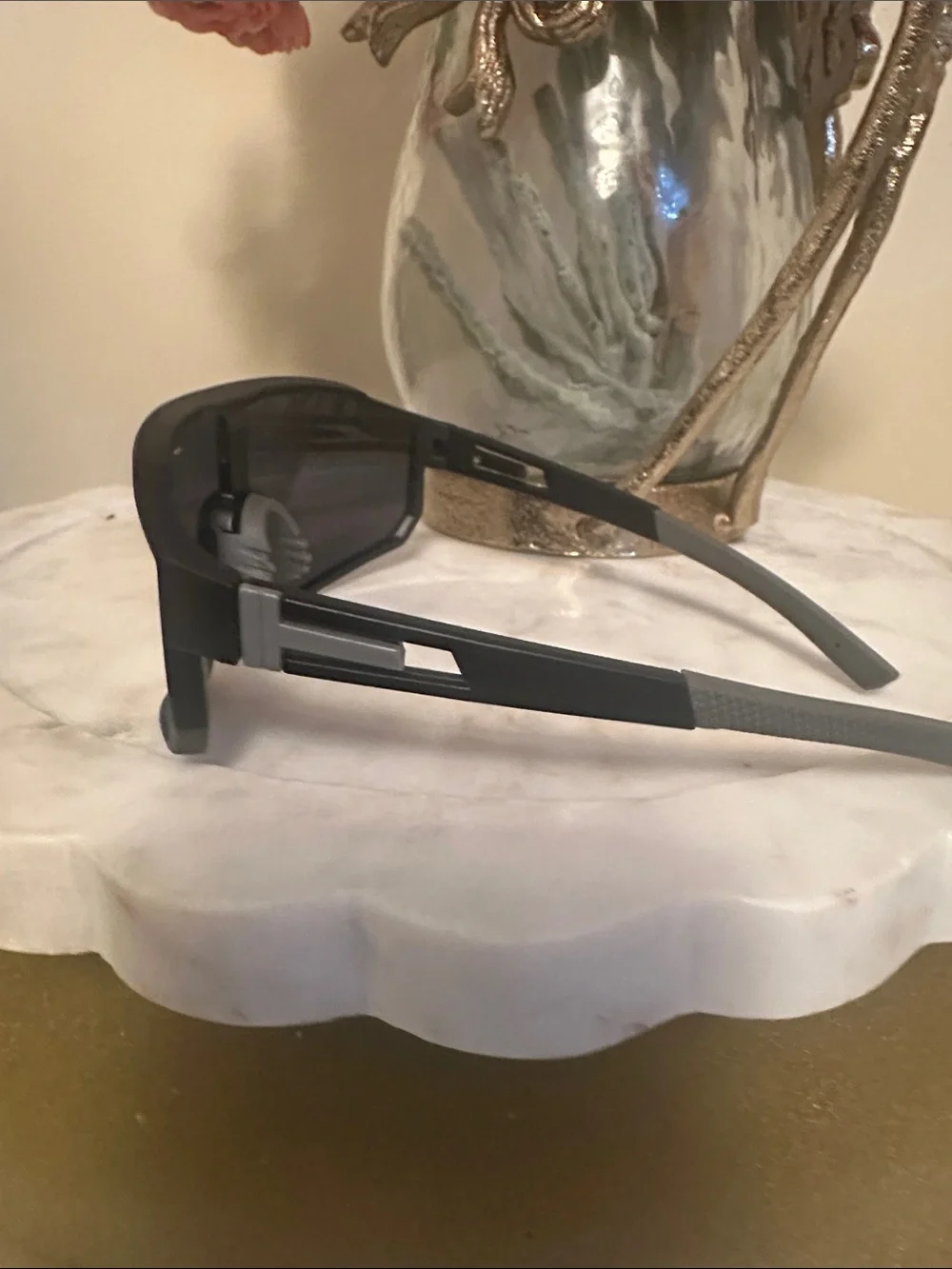 Sport Shield Sunglasses in Black